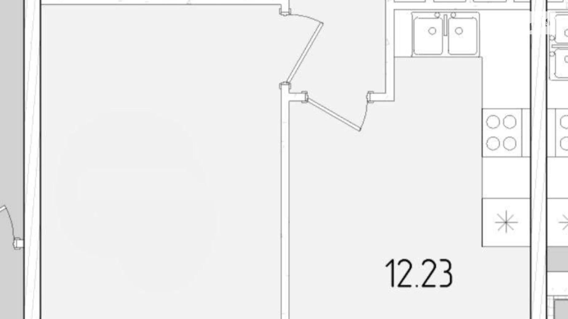 Продается 1-комнатная квартира 41 кв. м в Одессе, ул. Краснова - фото 3