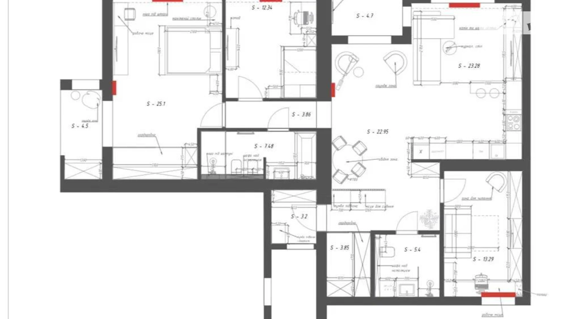 Продается 3-комнатная квартира 122 кв. м в Солонке, ул. Роксоланы, 12 - фото 2