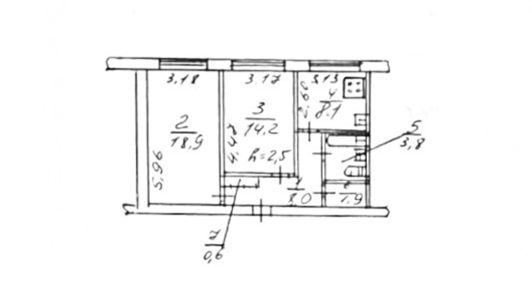 Продається 2-кімнатна квартира 55.5 кв. м у Дніпрі, цена: 18500 $ - фото 5