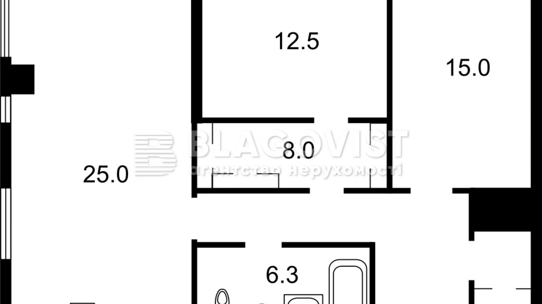 Продается 2-комнатная квартира 88 кв. м в Киеве, ул. Андрея Верхогляда(Драгомирова), 19 - фото 3