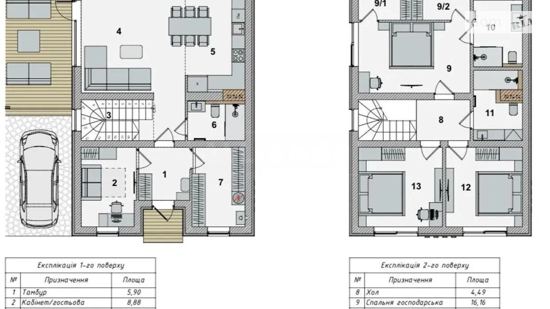 Продается дом на 2 этажа 150 кв. м с террасой, цена: 140000 $ - фото 5