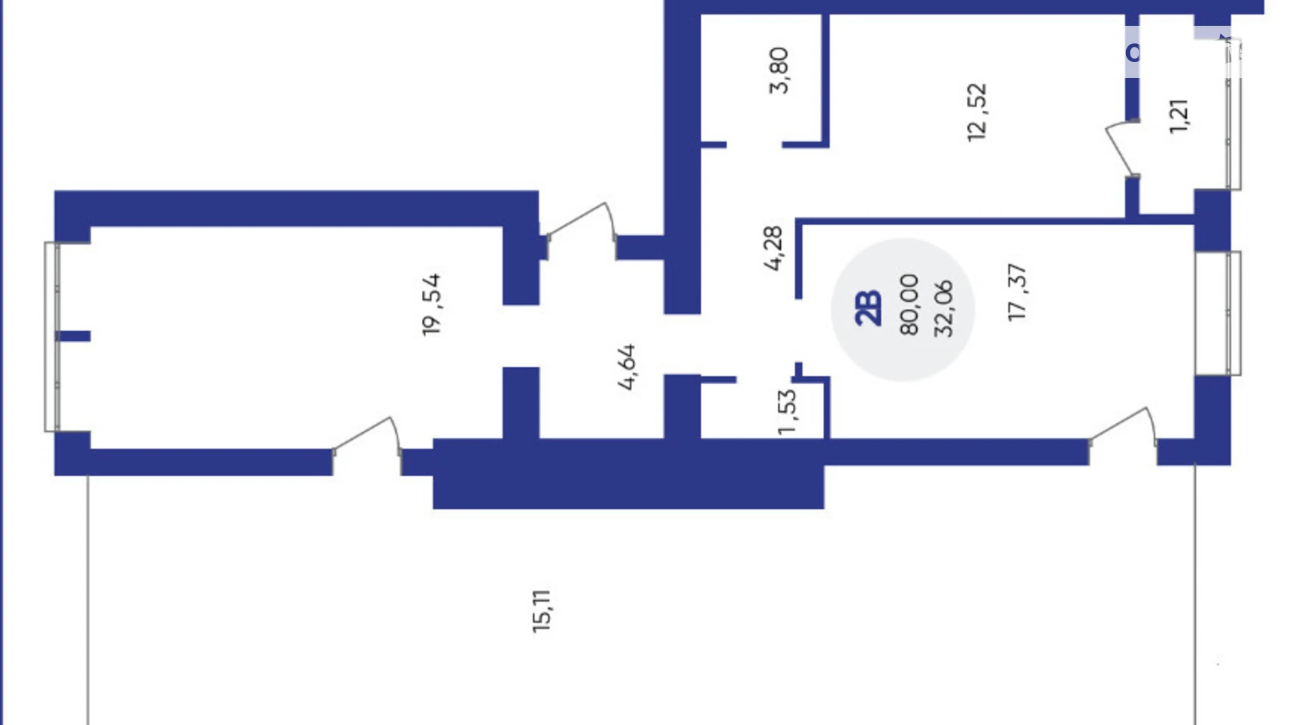 Продается 2-комнатная квартира 86 кв. м в Вишневом, ул. Европейская, 32/1Б - фото 4