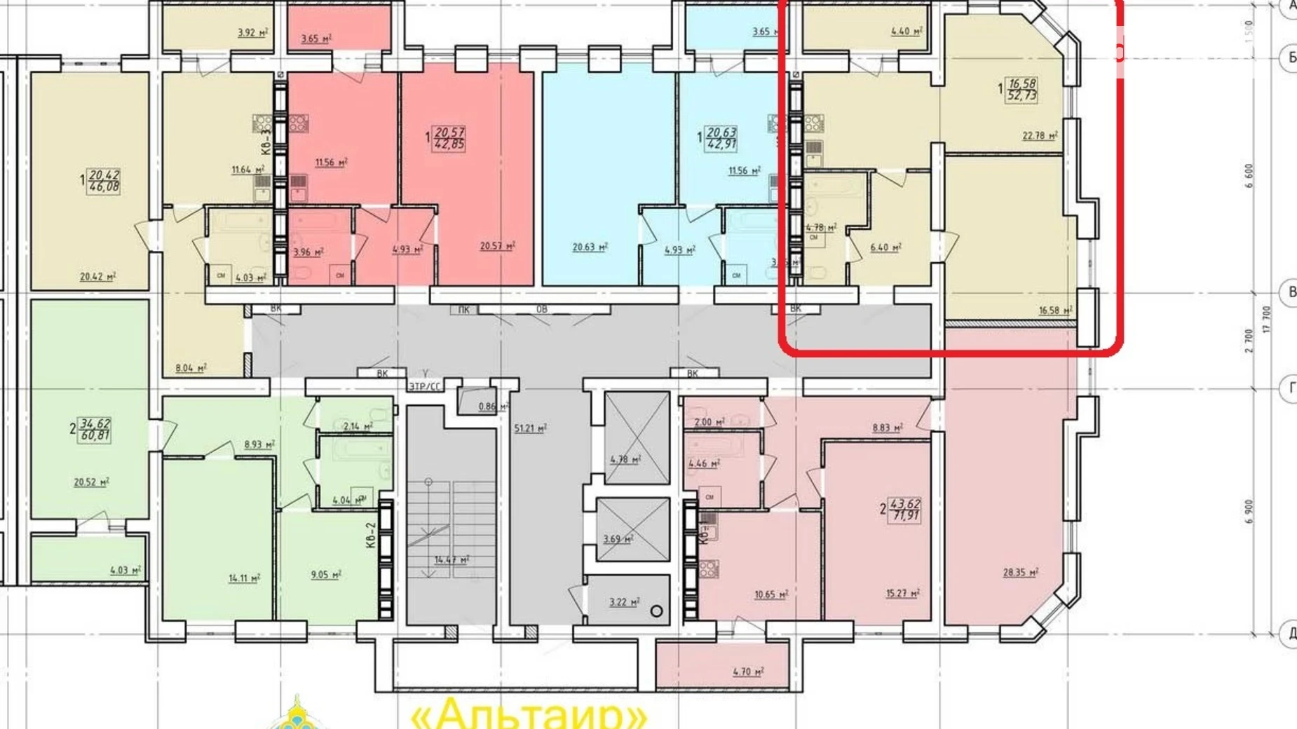 Продается 1-комнатная квартира 53.2 кв. м в Харькове, цена: 39000 $ - фото 5