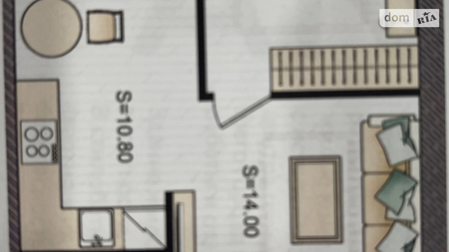 Продается 1-комнатная квартира 45 кв. м в Днепре, ул. Уляновская(Ульянова), 11 - фото 3