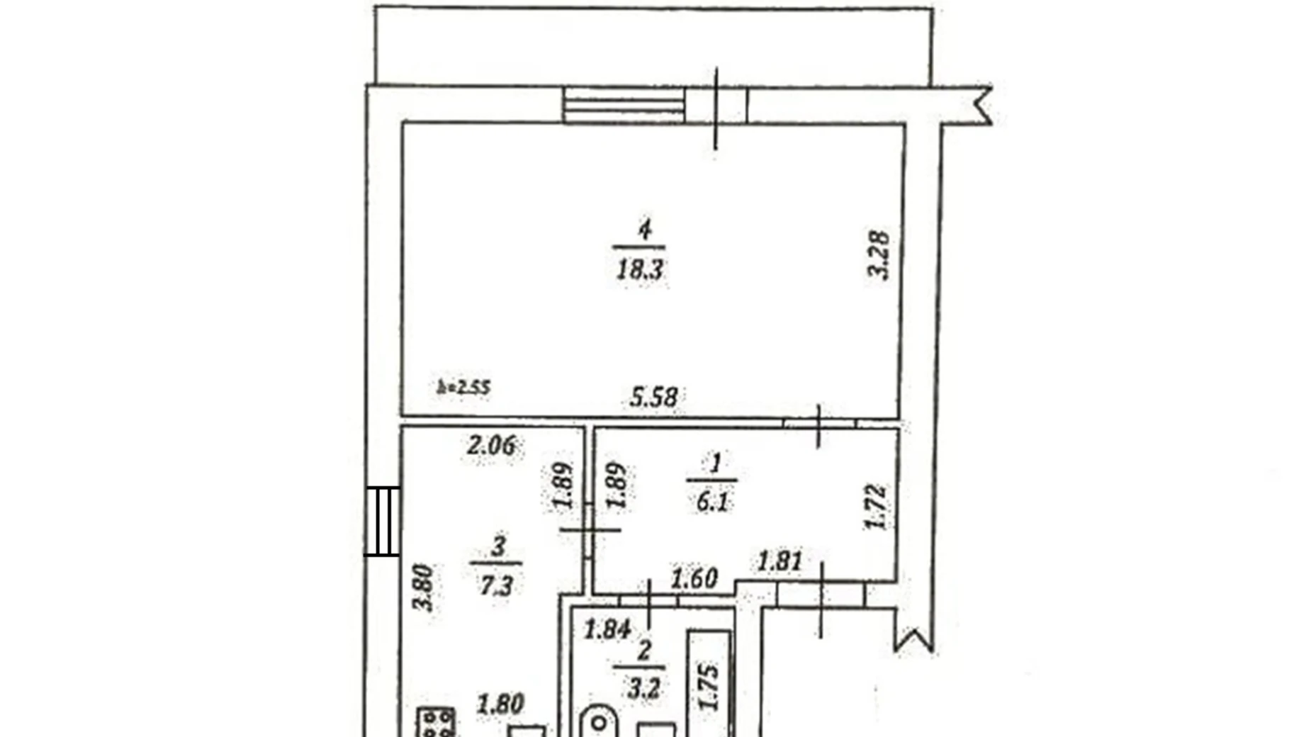 Продається 1-кімнатна квартира 36.5 кв. м у Одесі, вул. Скворцова - фото 2