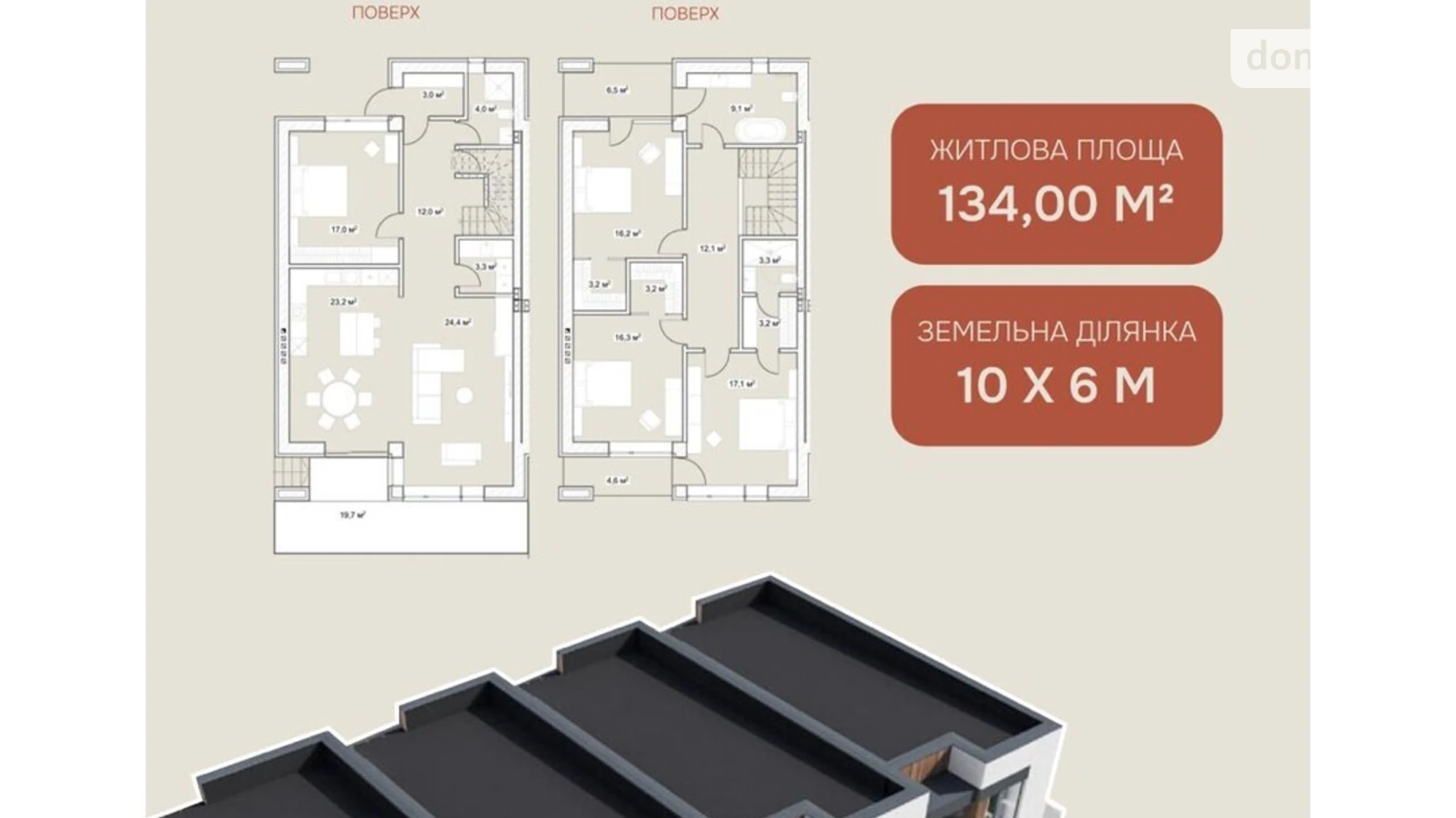 вул. Берегівська БАМ Ужгород Таунхауси Panorama Heights, цена: 147400 $ - фото 2