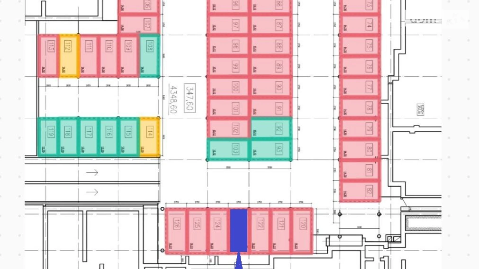 Продається підземний паркінг універсальний на 16.22 кв. м, цена: 750000 грн - фото 2
