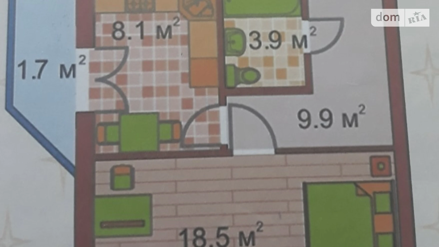 Продается 1-комнатная квартира 42 кв. м в Ирпене, ул. Университетская(Карла Маркса), 1 - фото 5