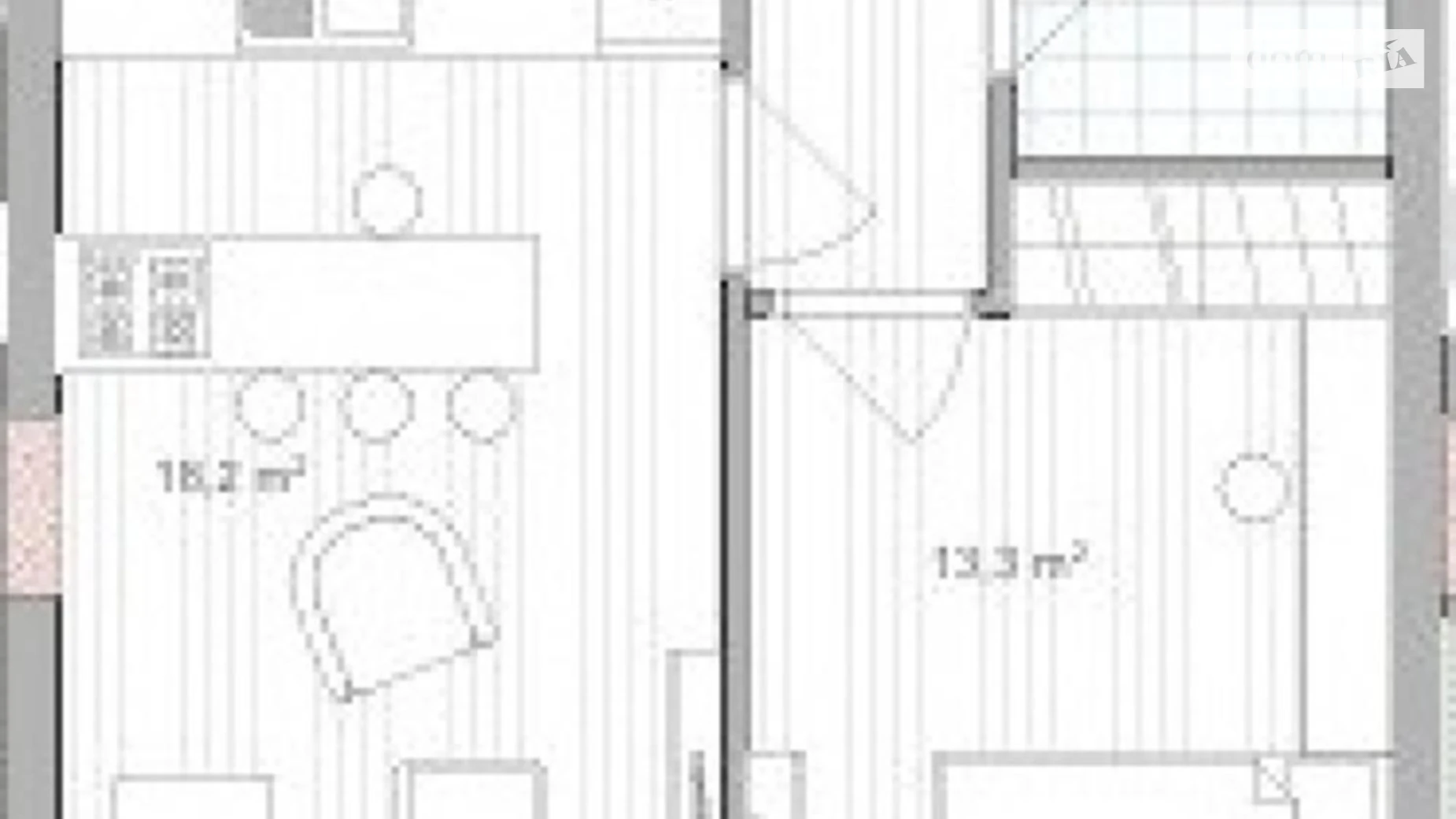 Продается 1-комнатная квартира 38.9 кв. м в Софиевской Борщаговке, ул. Полесская, 4 - фото 2