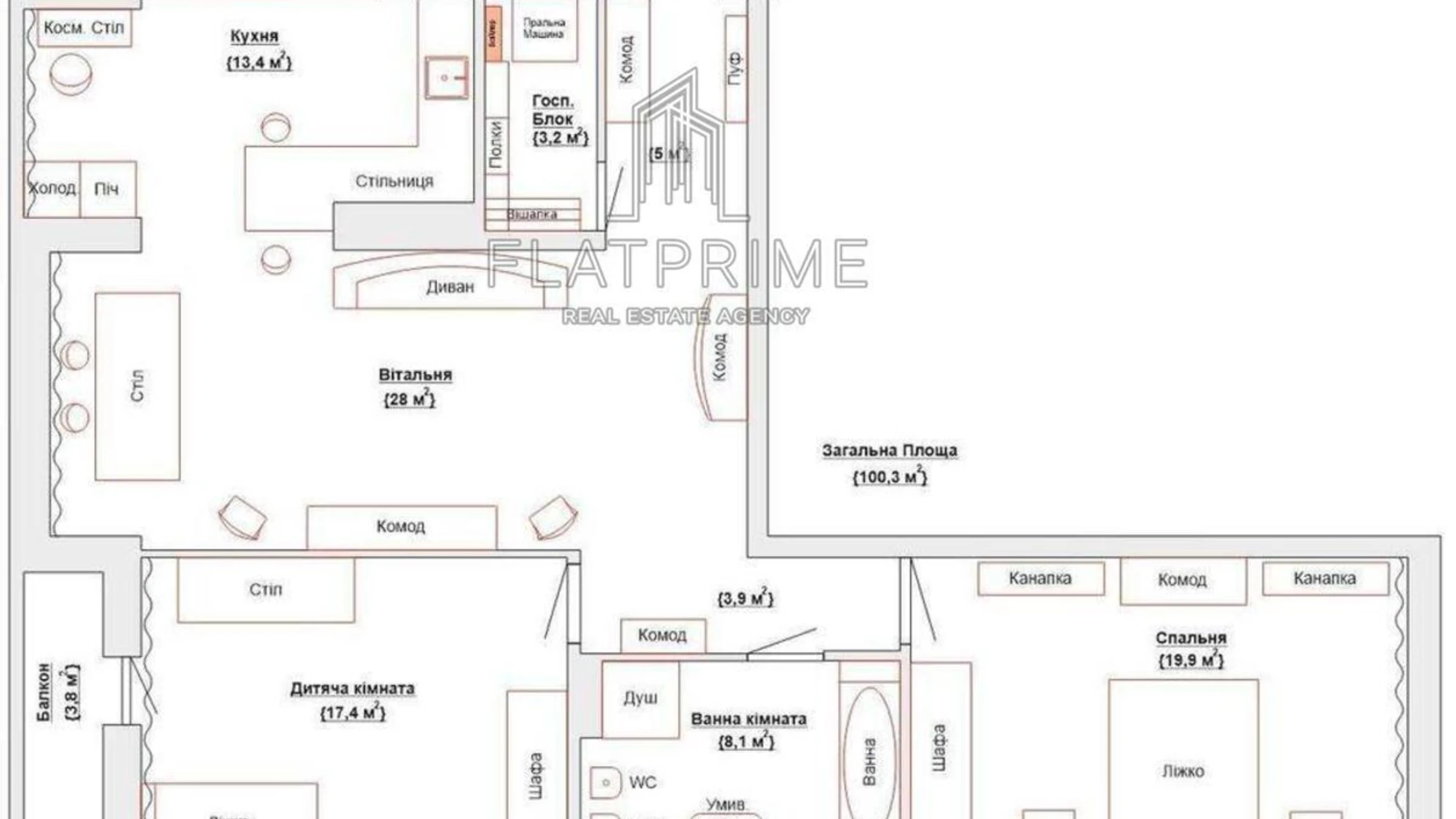 Продается 3-комнатная квартира 101.9 кв. м в Киеве, ул. Самойло Кошки(Маршала Конева), 10/1 - фото 3