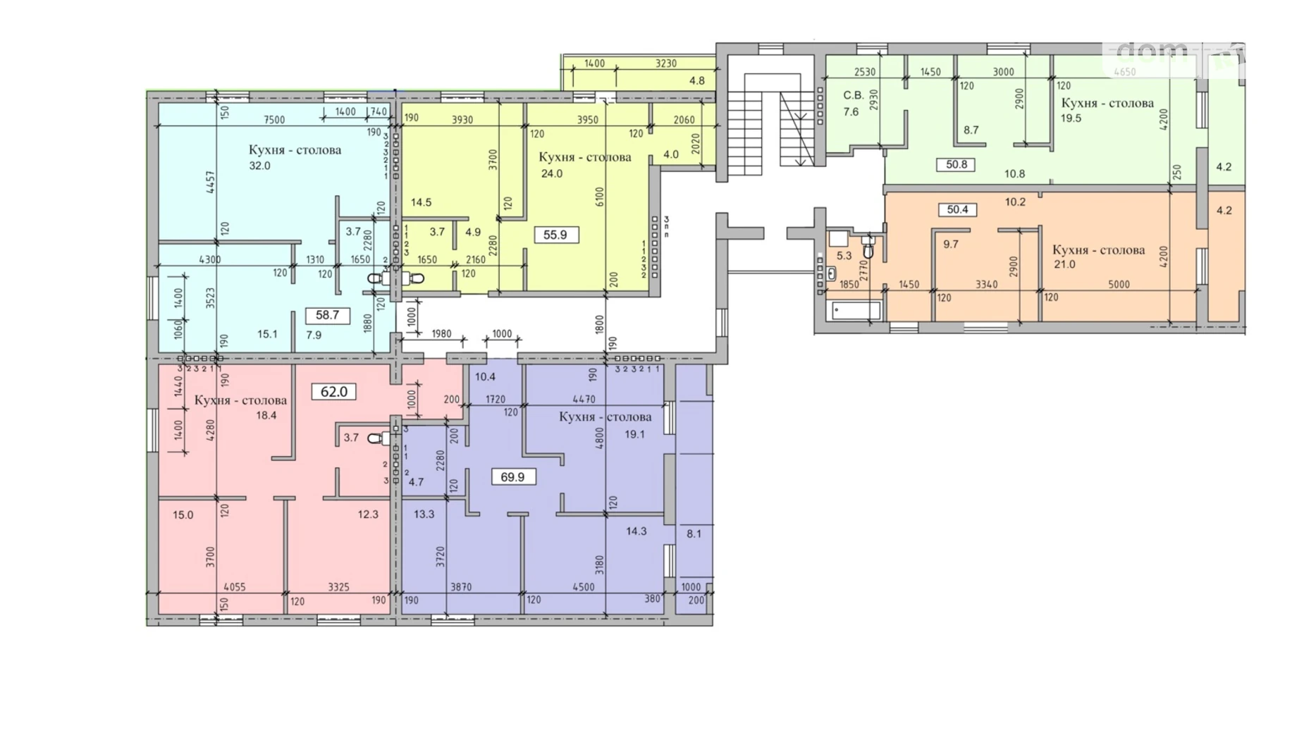 Продается 2-комнатная квартира 62 кв. м в Петрикове, ул. Леси Украинки - фото 4