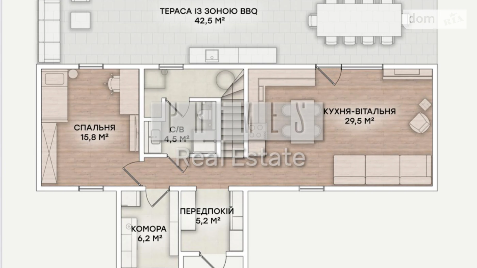 Продается дом на 2 этажа 116.9 кв. м с бассейном, цена: 478868 $ - фото 4