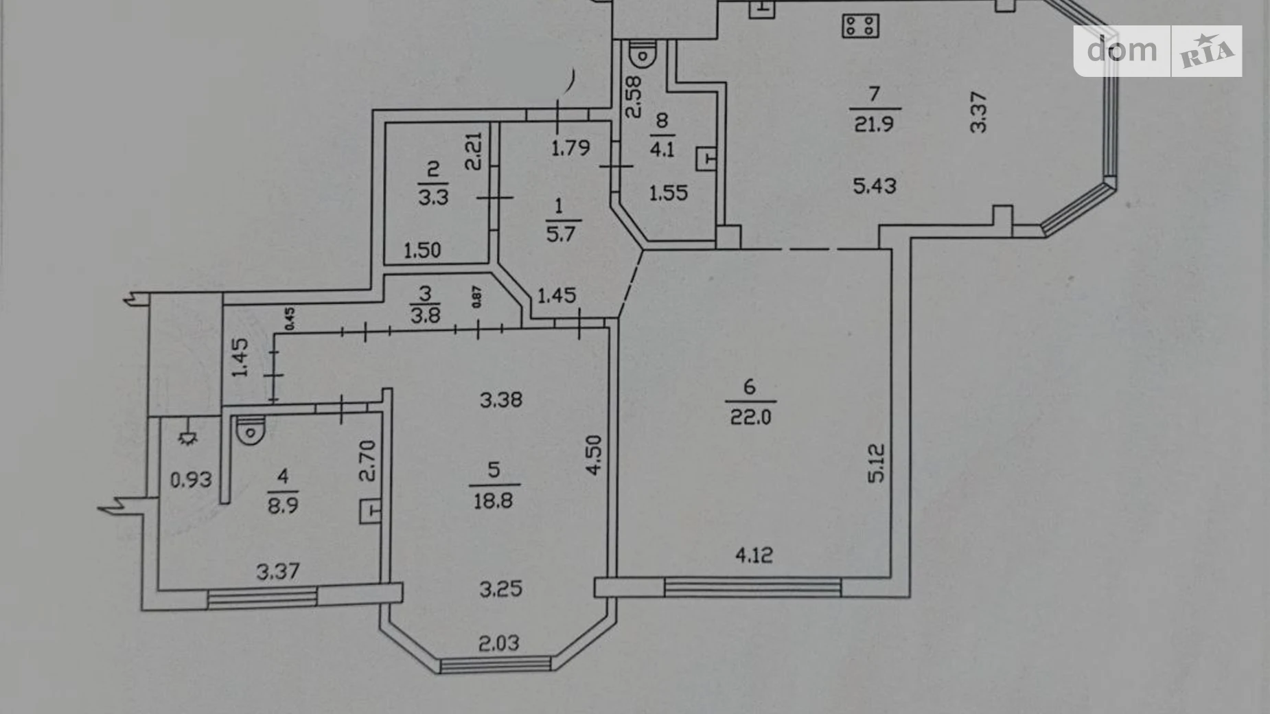 Продается 2-комнатная квартира 88.7 кв. м в Харькове, ул. Академика Павлова, 142Б корпус 2 - фото 2