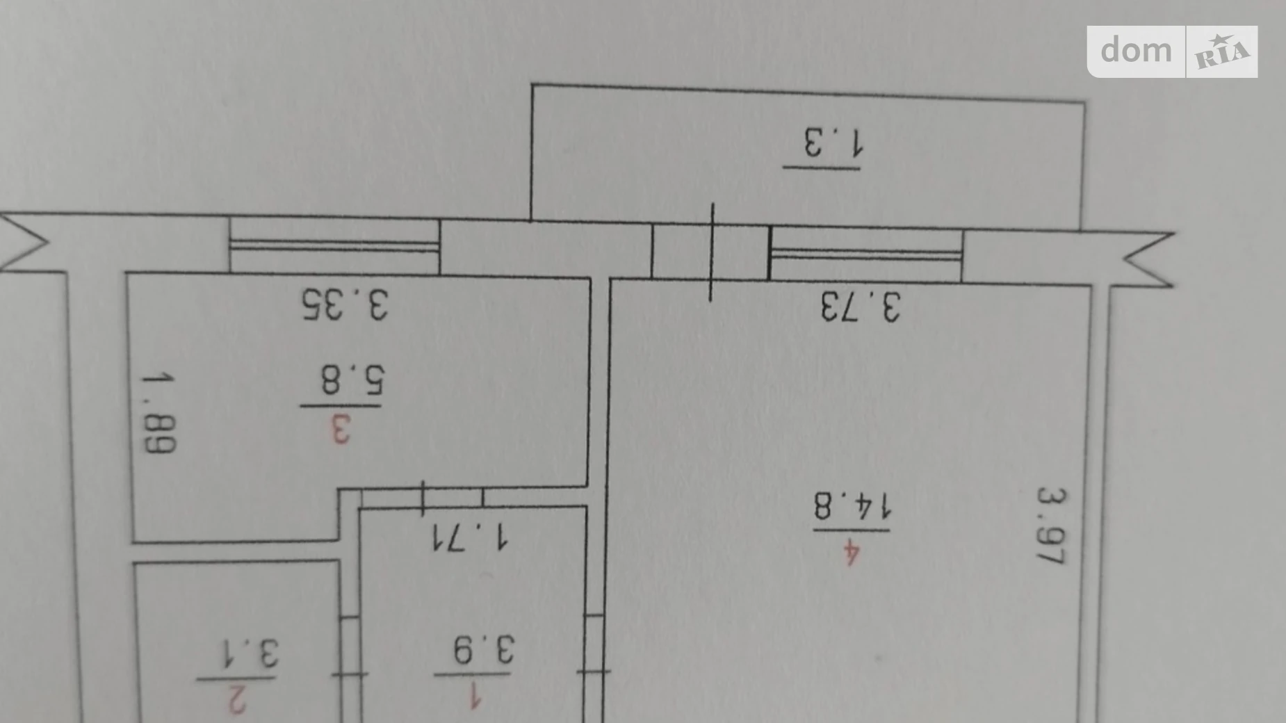 Продается 1-комнатная квартира 30 кв. м в Хмельницком, ул. Повстанческая - фото 5