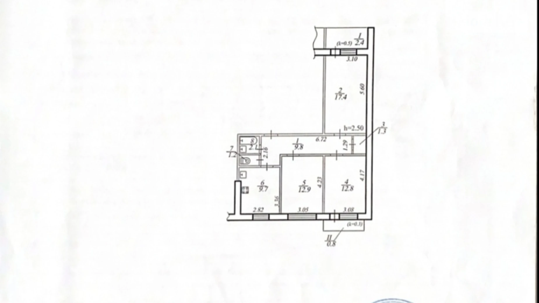 Продається 3-кімнатна квартира 70.4 кв. м у Дніпрі, Донецьке шосе - фото 2