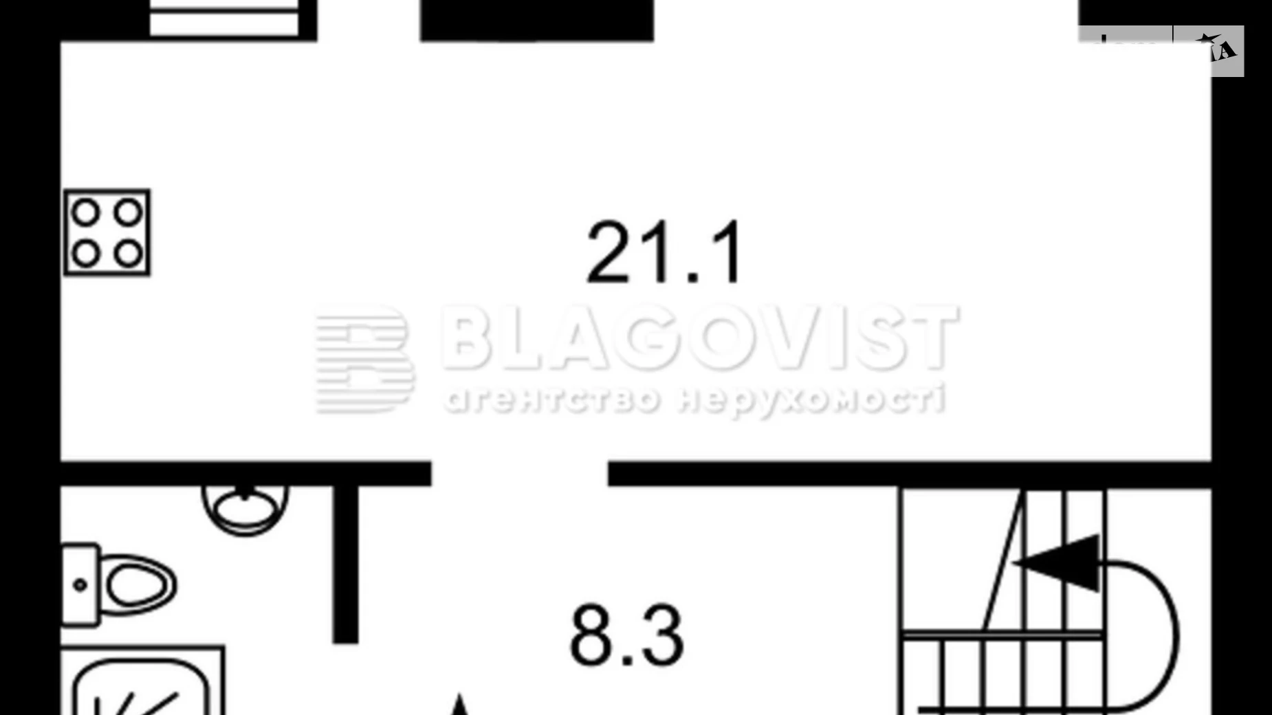 Продается 2-комнатная квартира 75 кв. м в Вышгороде, цена: 90000 $ - фото 2