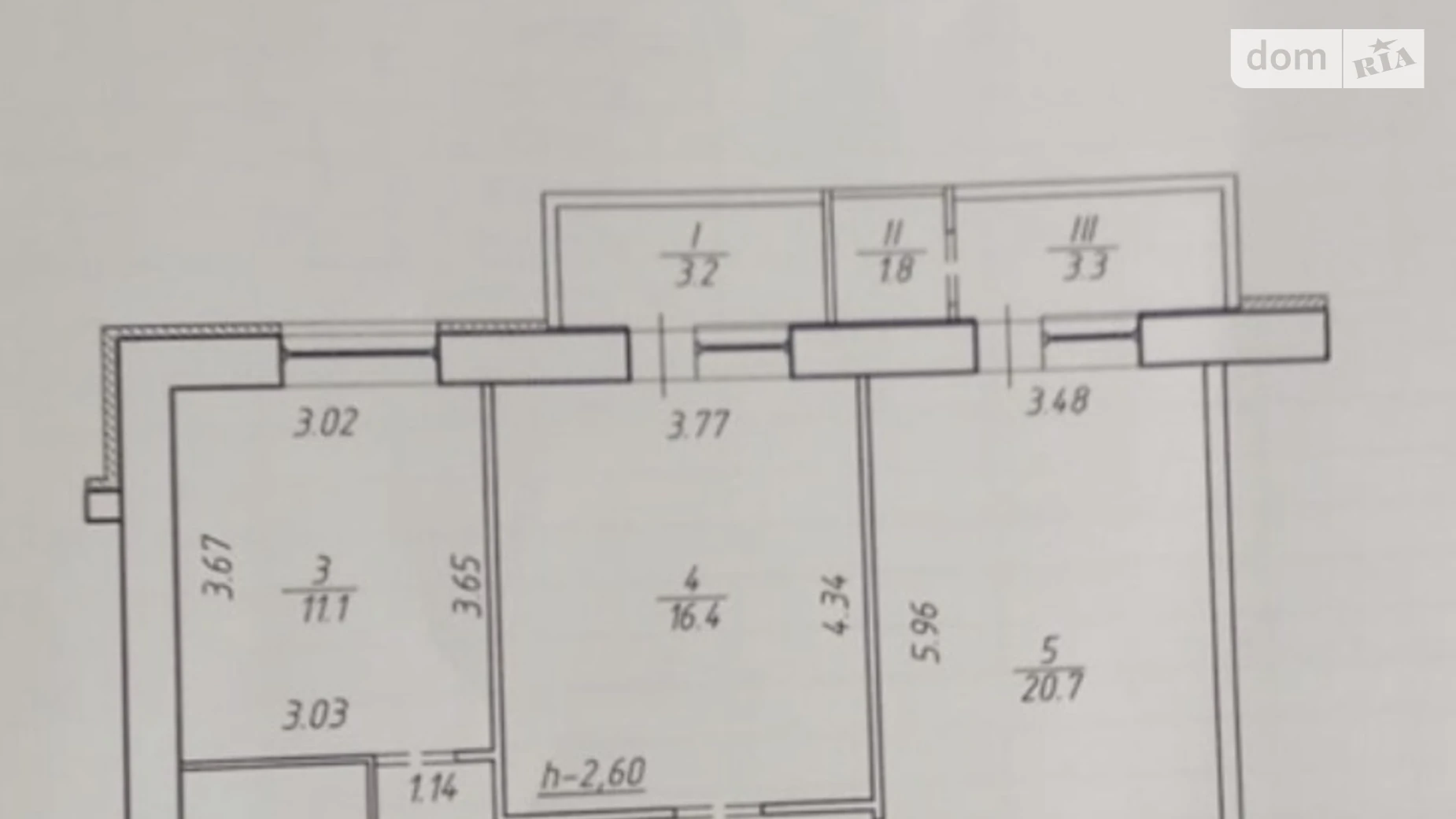 Продается 2-комнатная квартира 66.34 кв. м в Сумах, просп. Михаила Лушпы - фото 2