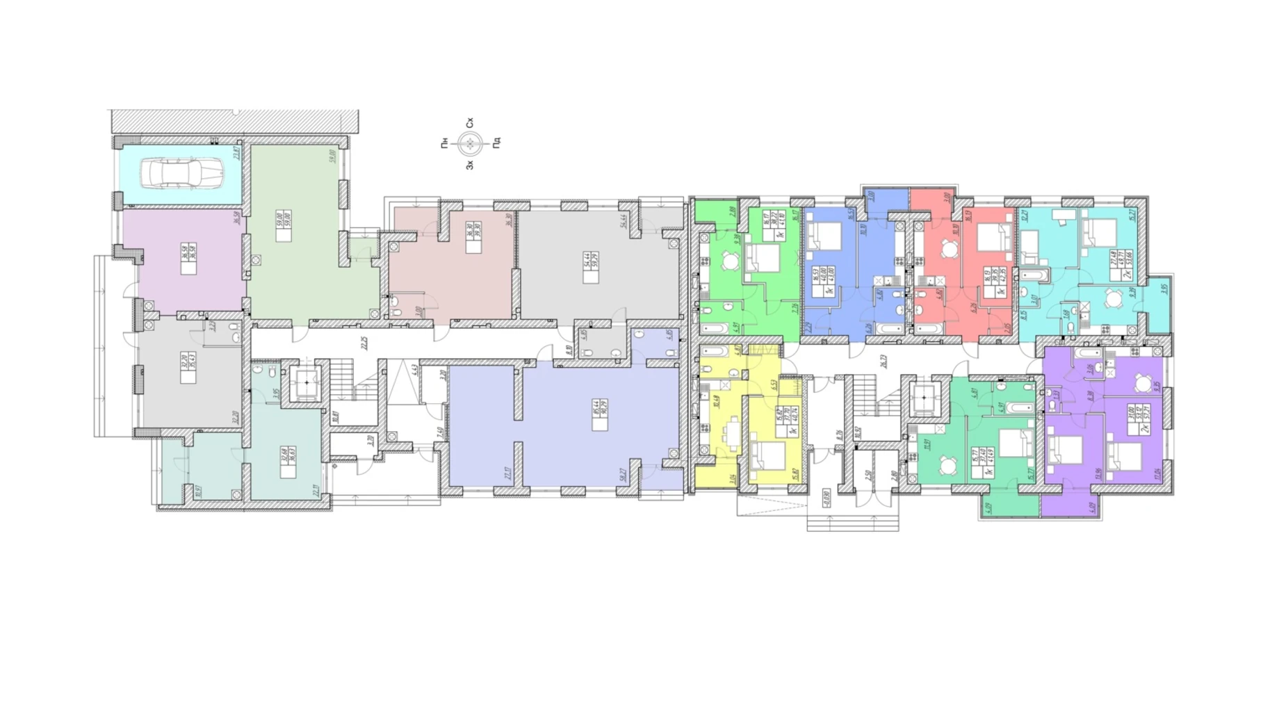 1-комнатная квартира 42.1 кв. м в Тернополе, ул. Шептицкого Андрея Митрополита - фото 5