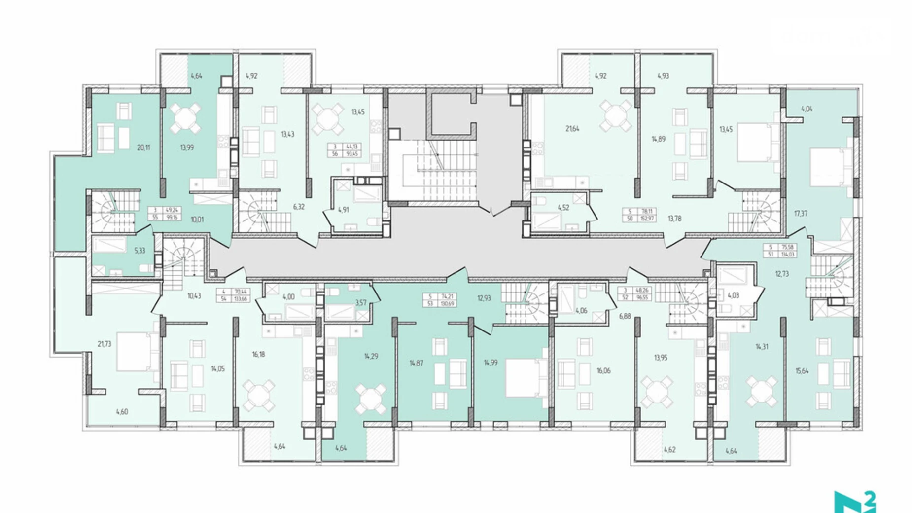 Продается 5-комнатная квартира 130.69 кв. м в Хмельницком, ул. Победы, 8А - фото 3