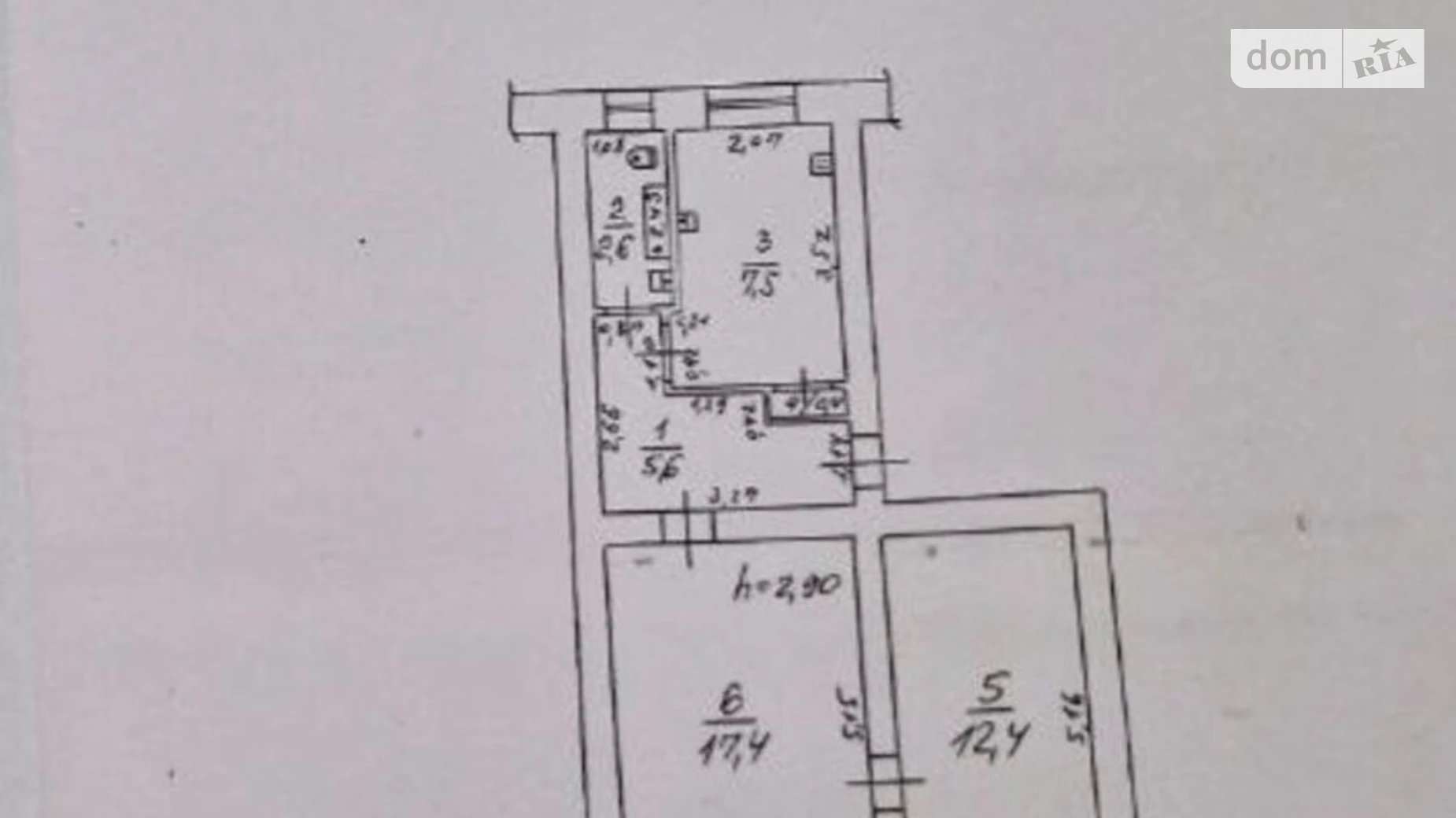Продается 2-комнатная квартира 46 кв. м в Одессе, ул. Бригадная - фото 2