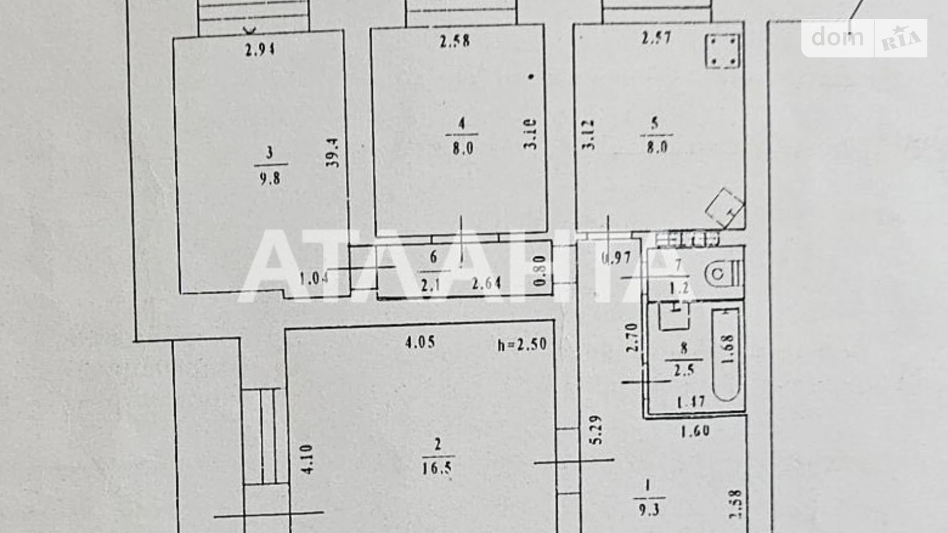 Продается 3-комнатная квартира 59.4 кв. м в Одессе, ул. Рихтера Святослава - фото 2