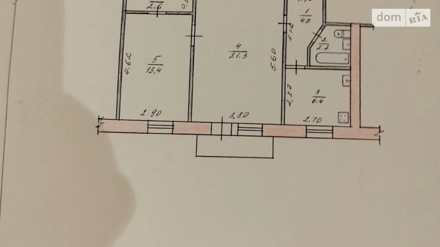 Продается 2-комнатная квартира 51.27 кв. м в Житомире, ул. Леха Качиньского - фото 3
