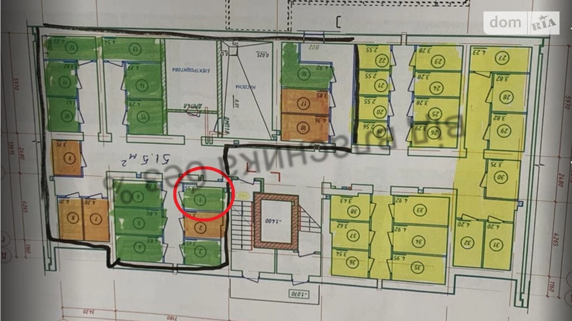Продается помещения свободного назначения 3.3 кв. м в 10-этажном здании, цена: 2000 $ - фото 2