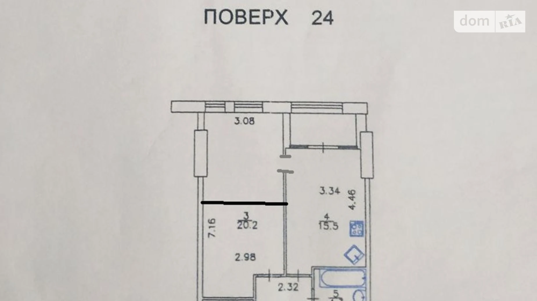 Продается 1-комнатная квартира 52.2 кв. м в Киеве, цена: 155000 $ - фото 3