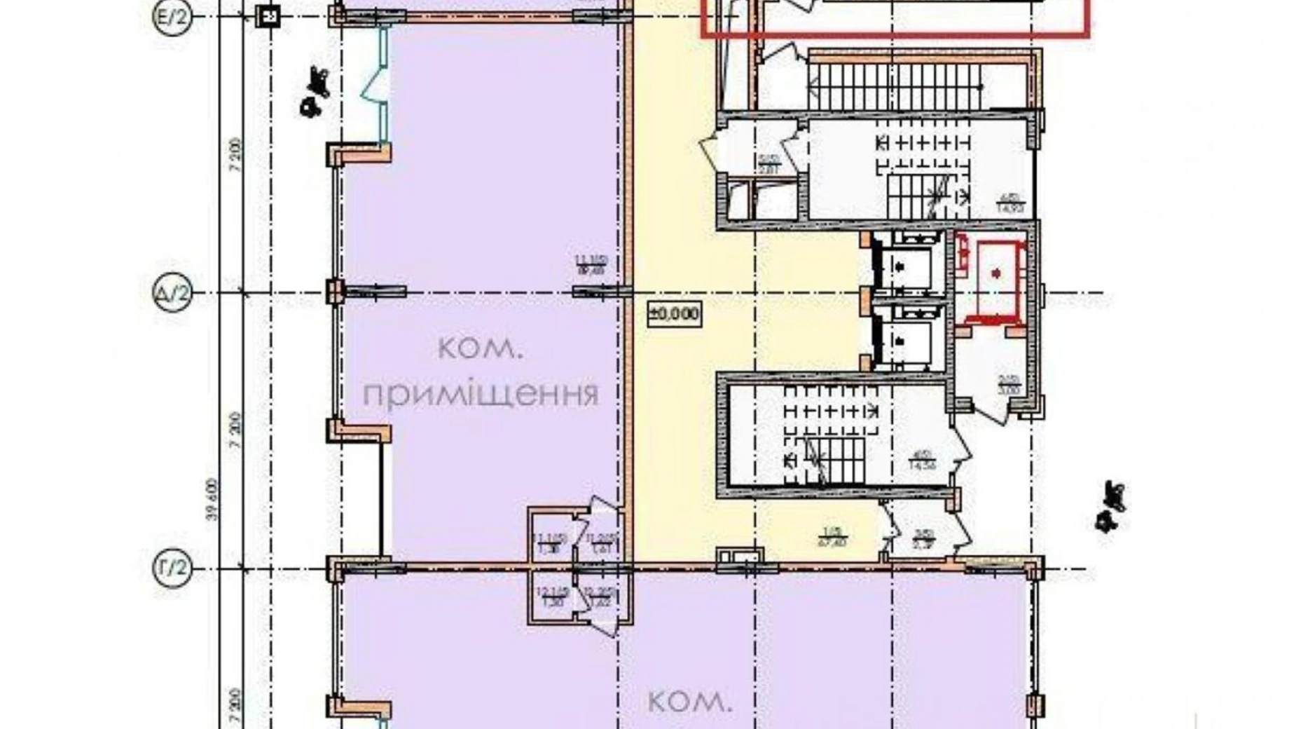 Здається в оренду приміщення вільного призначення 40 кв. м в 22-поверховій будівлі, цена: 700 $ - фото 3