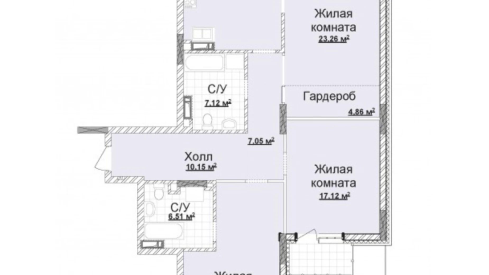 Продается 3-комнатная квартира 120 кв. м в Киеве, ул. Андрея Верхогляда(Драгомирова), 15А - фото 3