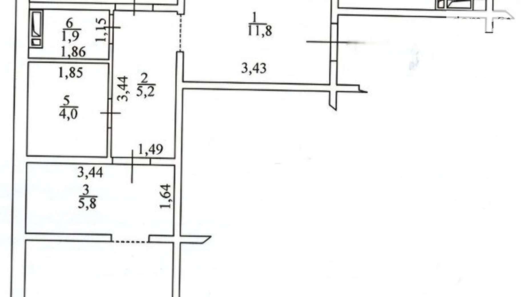 Продается 3-комнатная квартира 101.5 кв. м в Киеве, ул. Бориса Антоненко-Давыдовича, 1 - фото 2