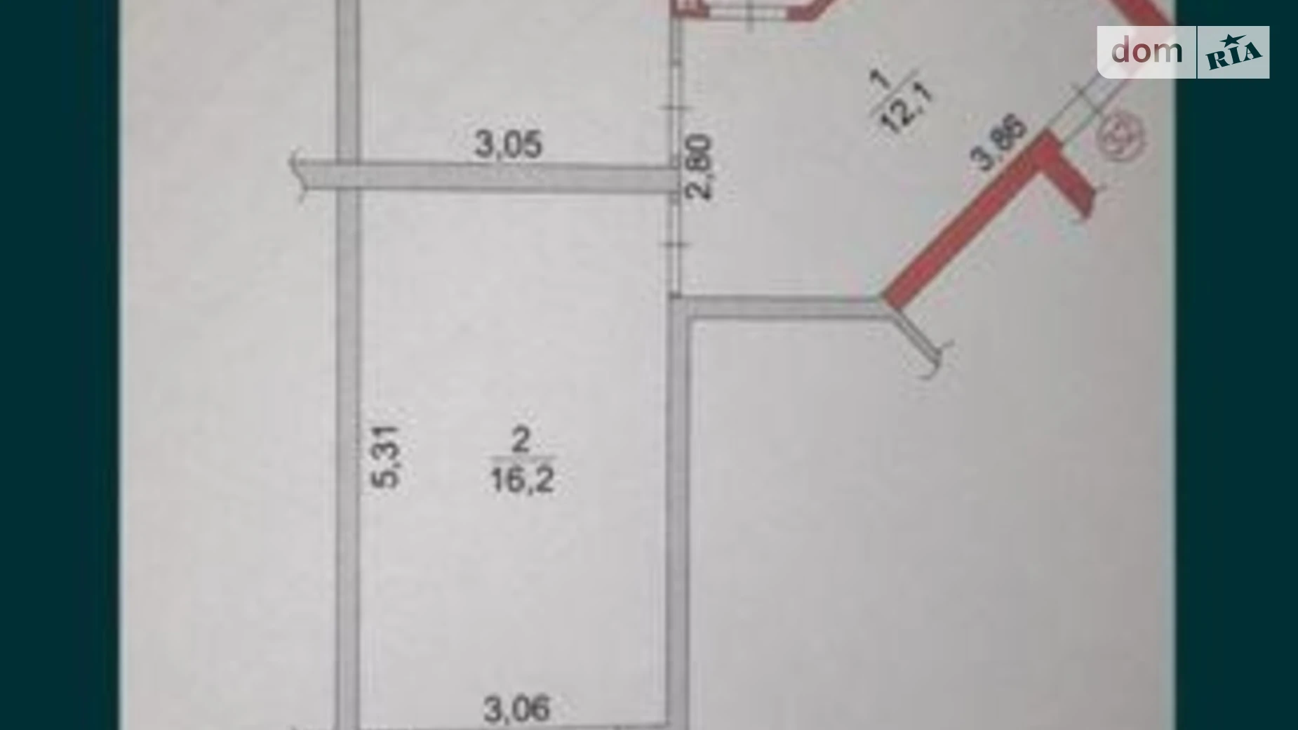 Продается 1-комнатная квартира 52 кв. м в Киеве, ул. Метрологическая, 58 - фото 3