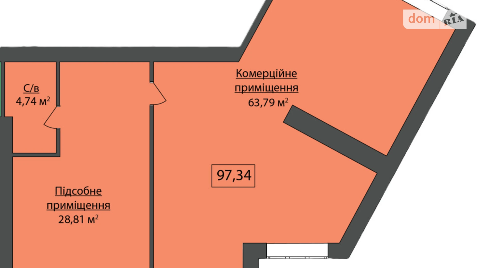 Продается офис 97.34 кв. м в бизнес-центре, цена: 184946 $ - фото 2