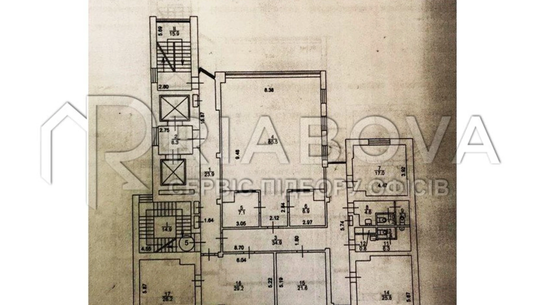 Сдается в аренду офис 335 кв. м в бизнес-центре, цена: 80000 грн - фото 2