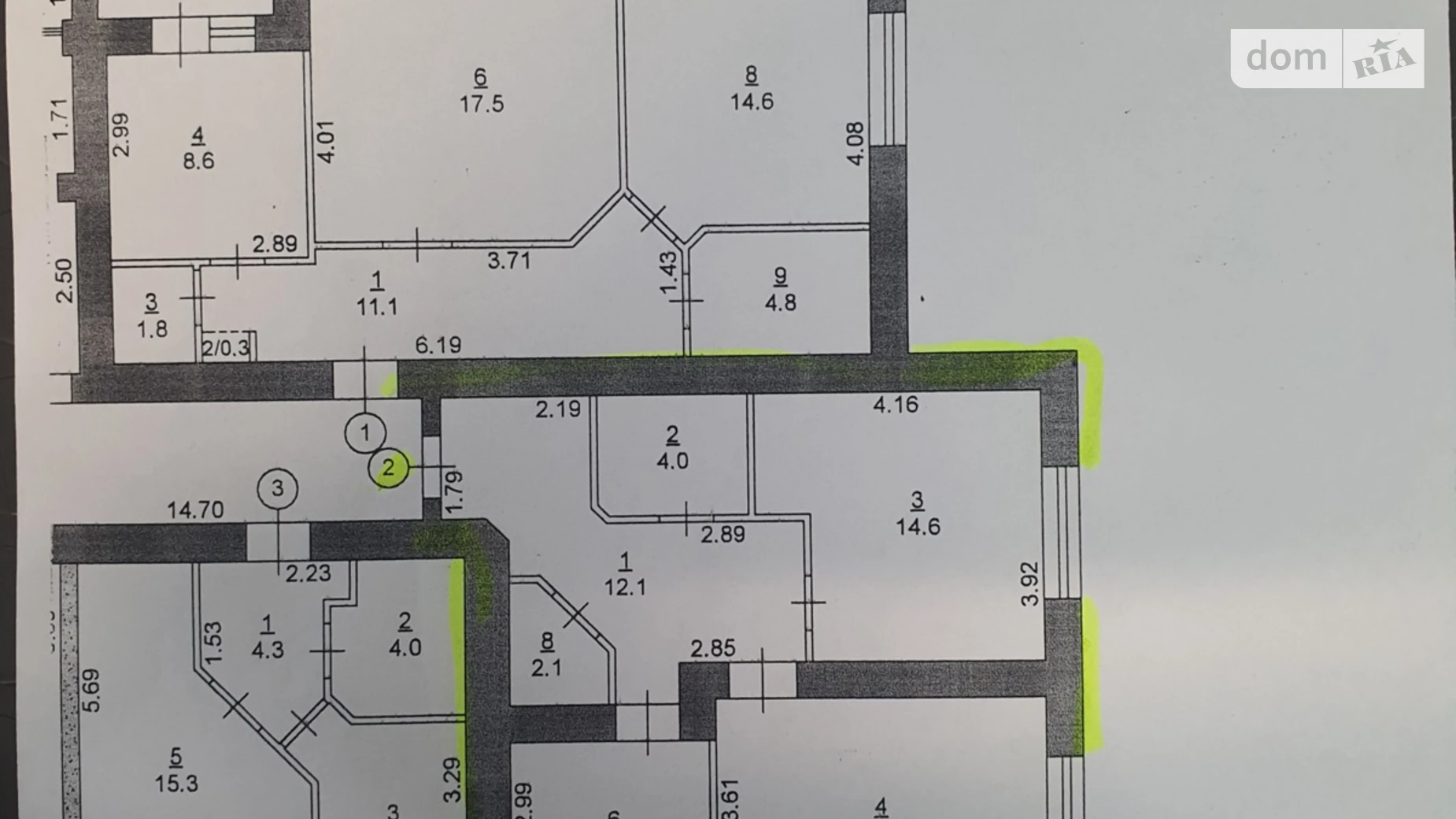 2-кімнатна квартира 63.9 кв. м у Тернополі, вул. Микулинецька, 101А - фото 2