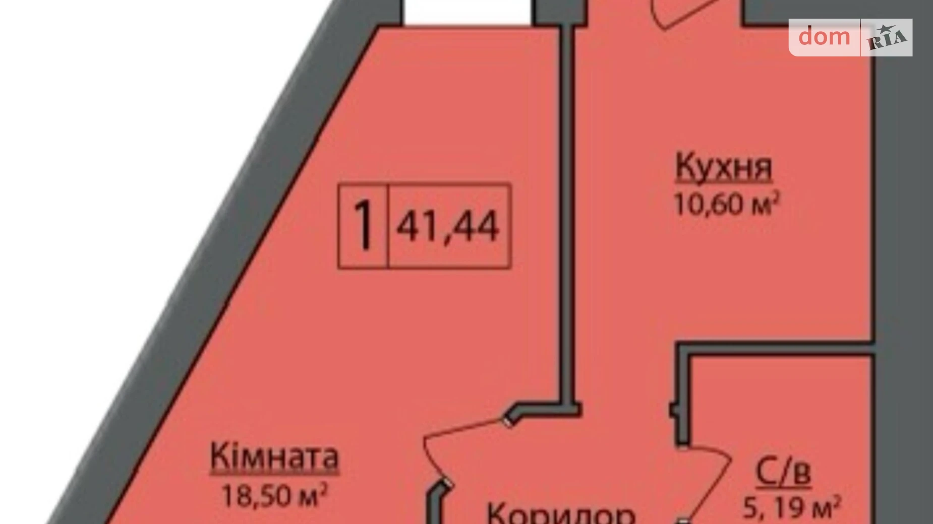 Продается 1-комнатная квартира 42.29 кв. м в Липинах, цена: 46457 $ - фото 2