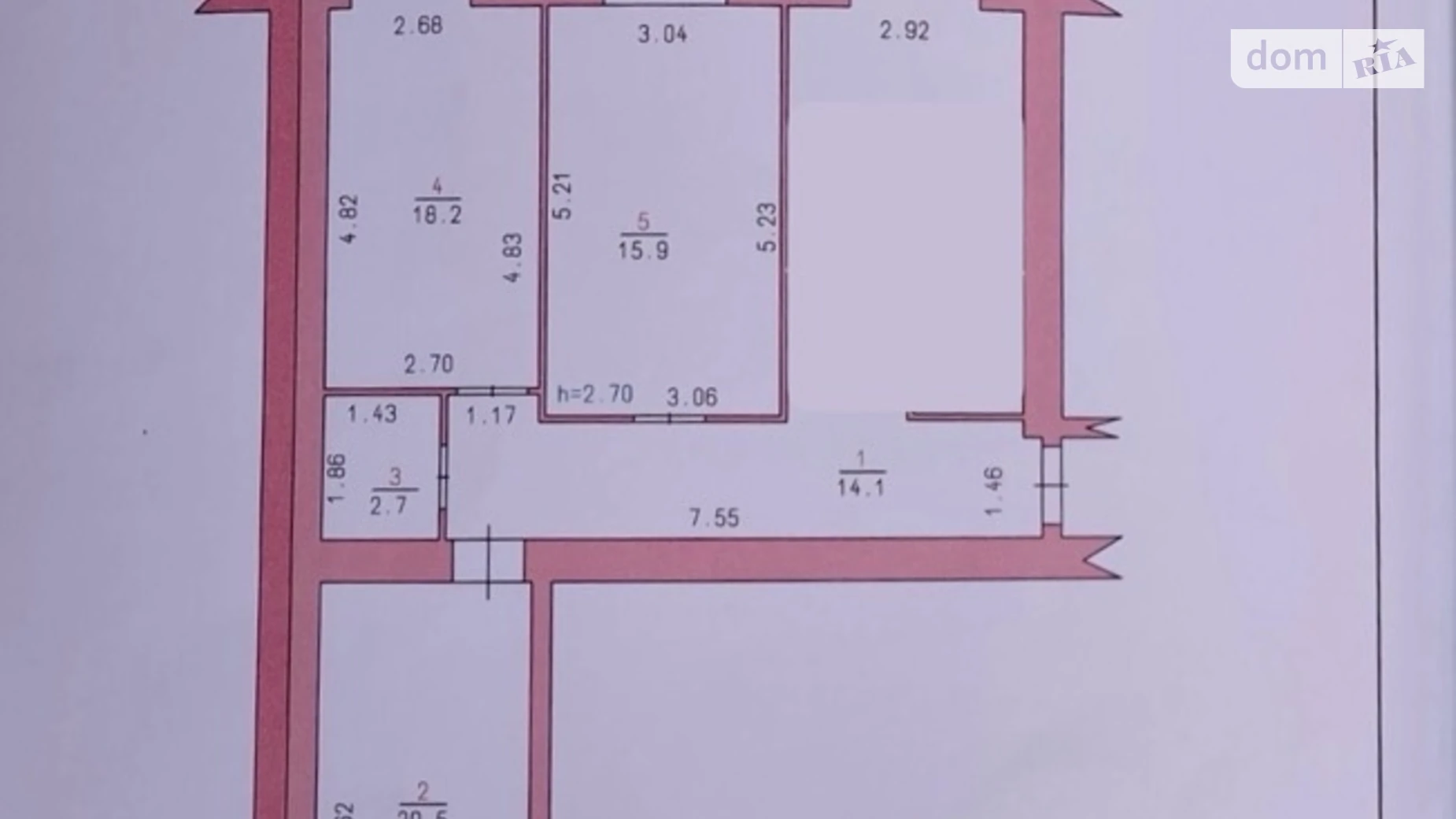 Продается 3-комнатная квартира 89 кв. м в Хмельницком, ул. Гетмана Мазепы(Красовского Маршала), 6Д - фото 2