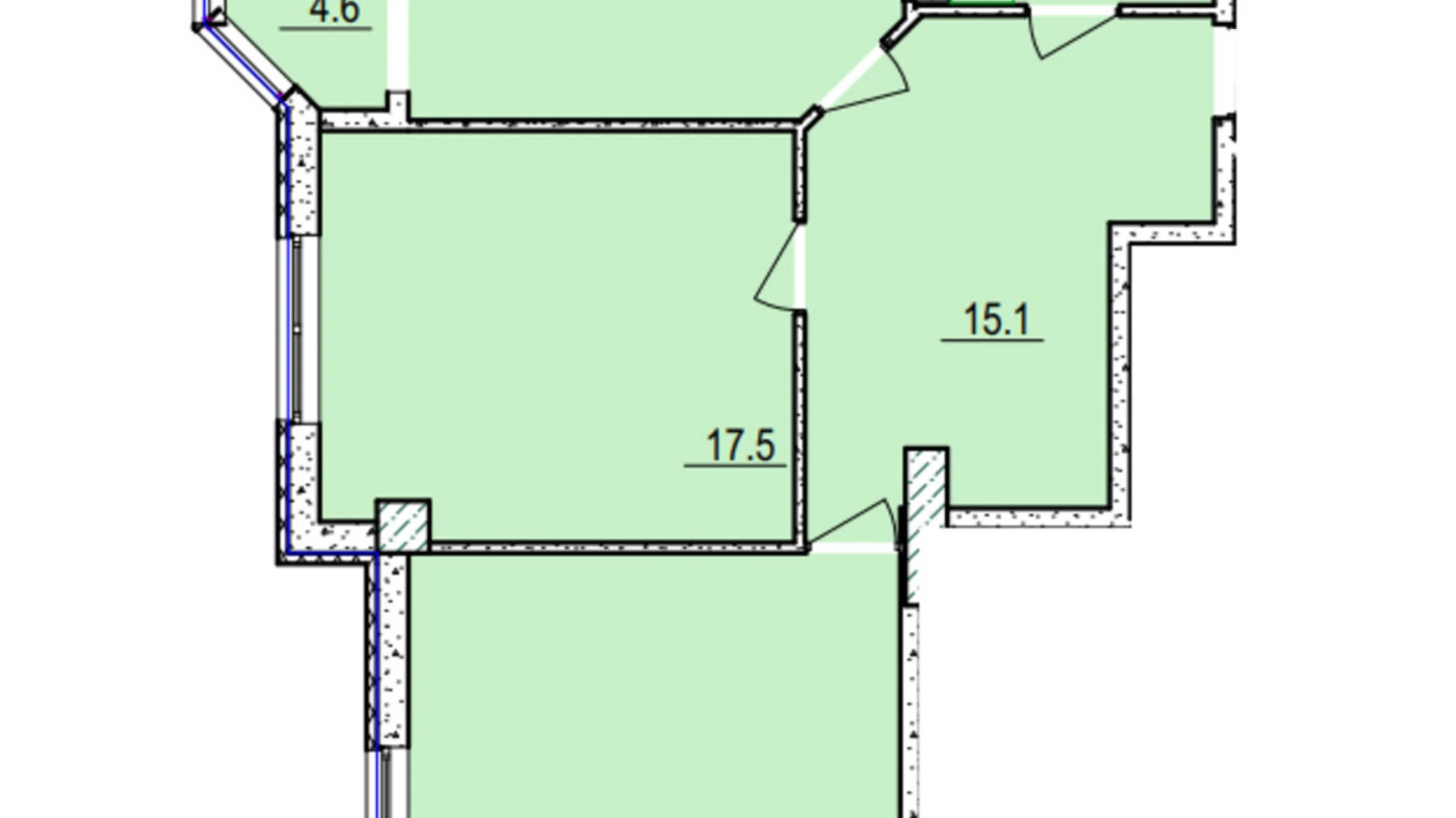 Продается 2-комнатная квартира 81 кв. м в Черкассах, цена: 55991 $ - фото 2