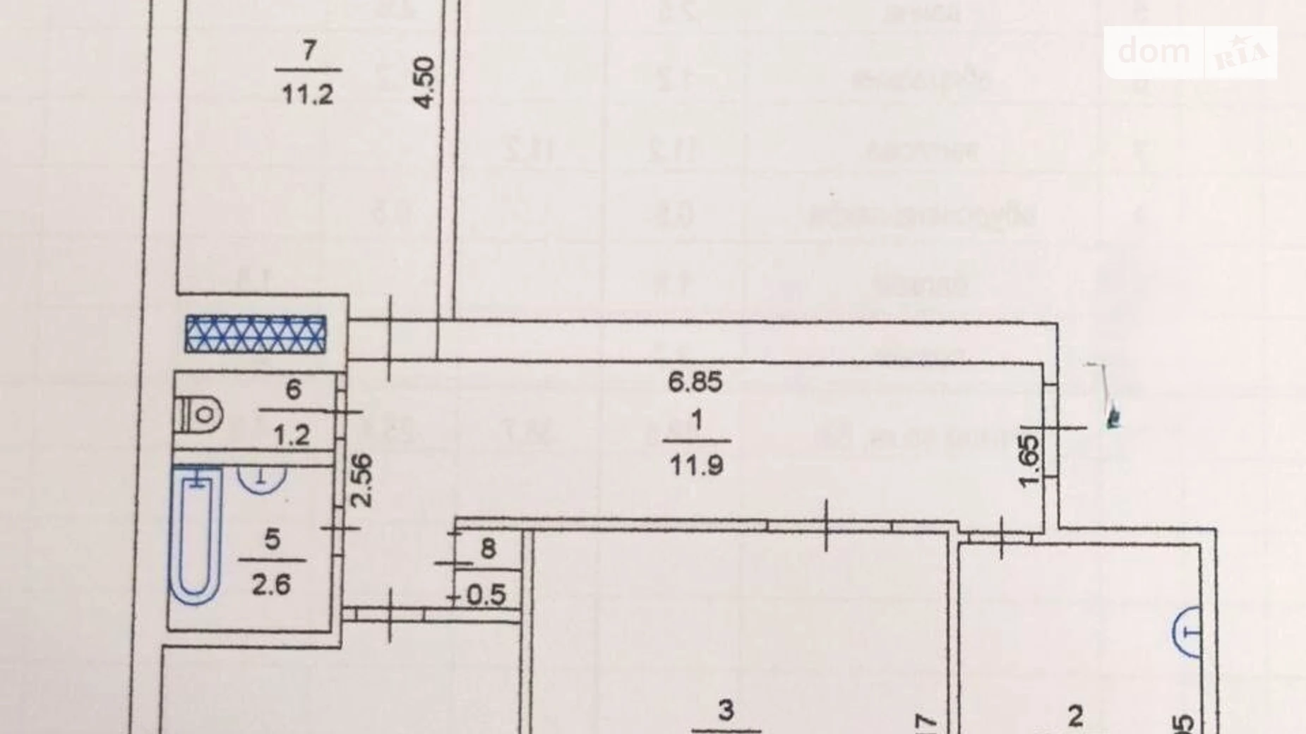 Продається 3-кімнатна квартира 68.6 кв. м у Дніпрі, вул. Тютюнника Василя, 11 - фото 3