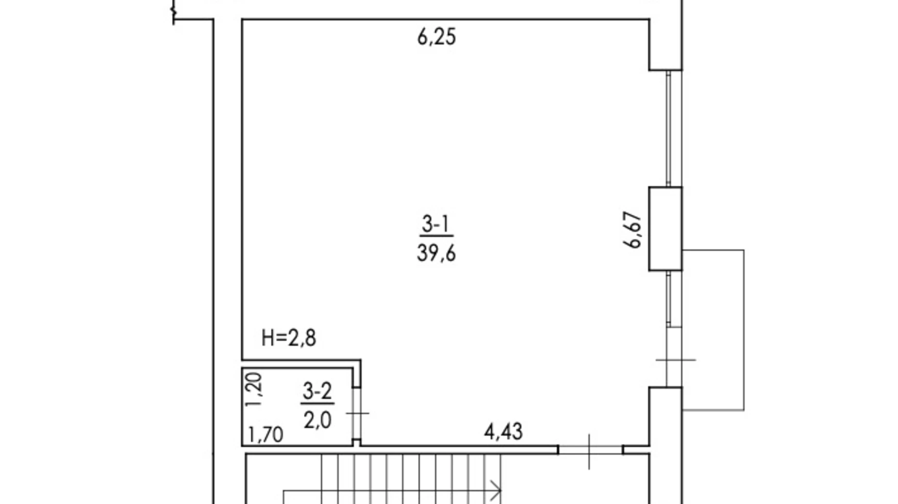 Продається офіс 42.3 кв. м в бізнес-центрі, цена: 54900 $ - фото 2