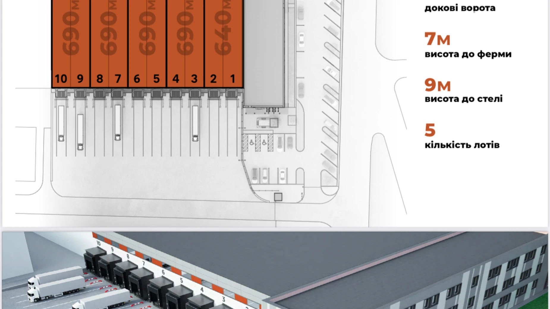 Сдается в аренду помещения свободного назначения 690 кв. м в 1-этажном здании, цена: 4830 $ - фото 5