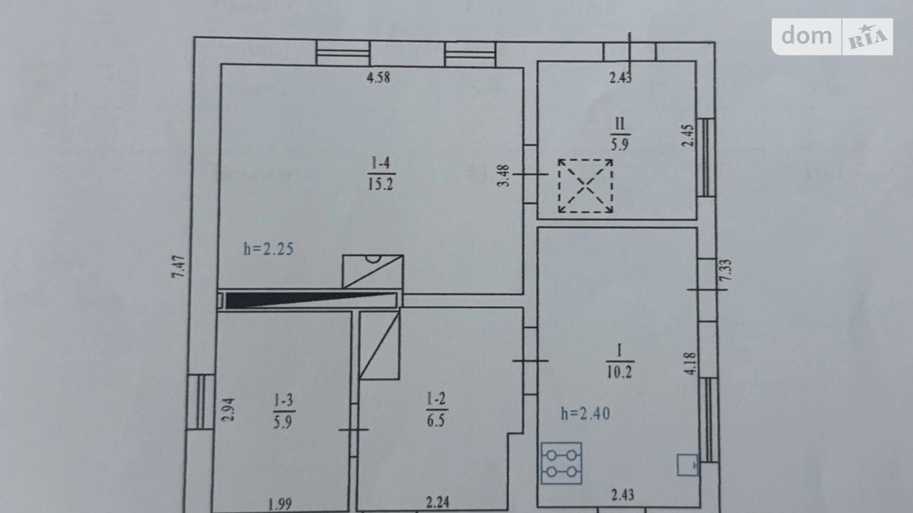 Продається одноповерховий будинок 43.7 кв. м з каміном, цена: 28500 $ - фото 2