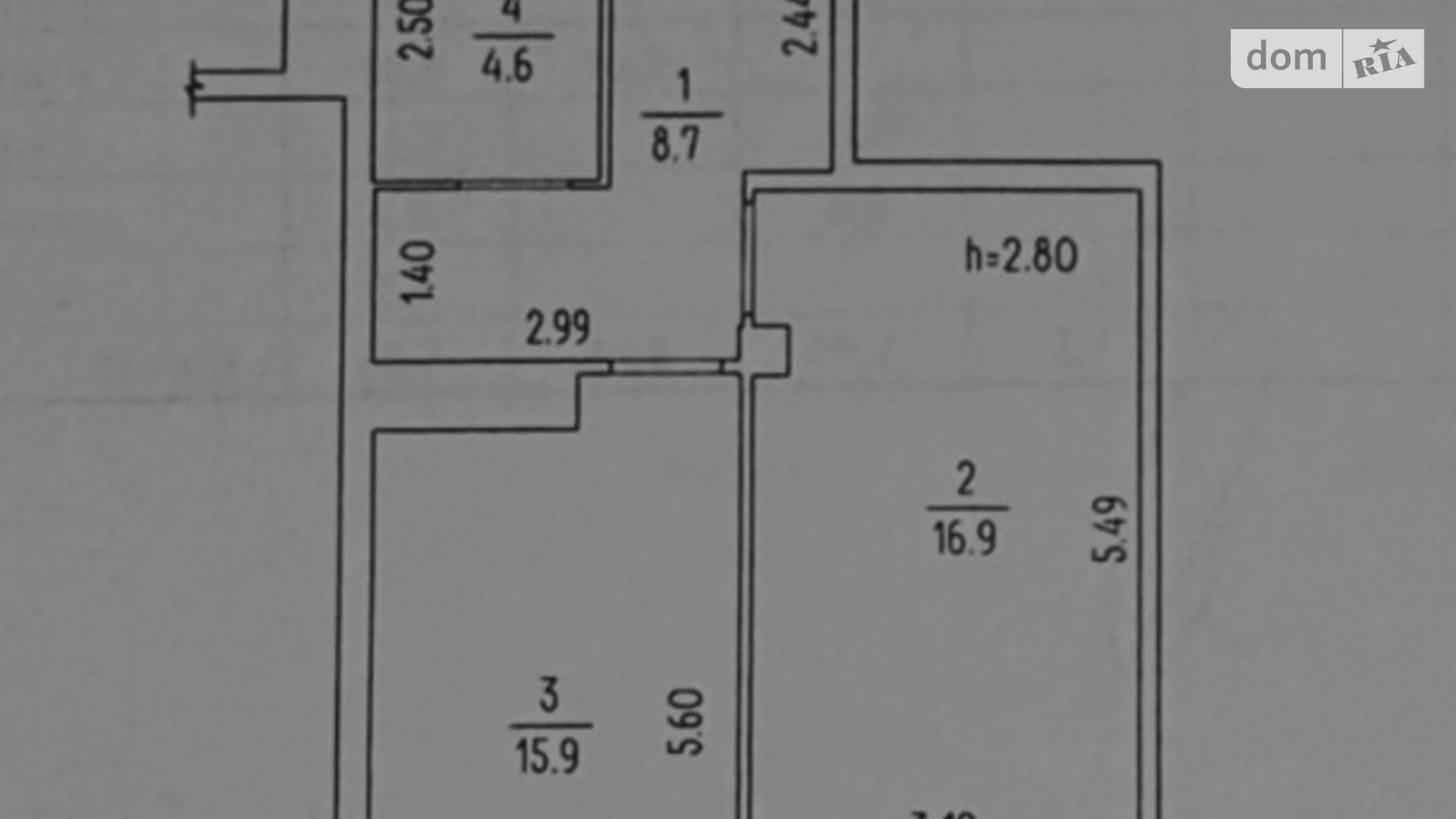 Продается 1-комнатная квартира 48.2 кв. м в Черкассах, ул. Казацкая, 17 - фото 5