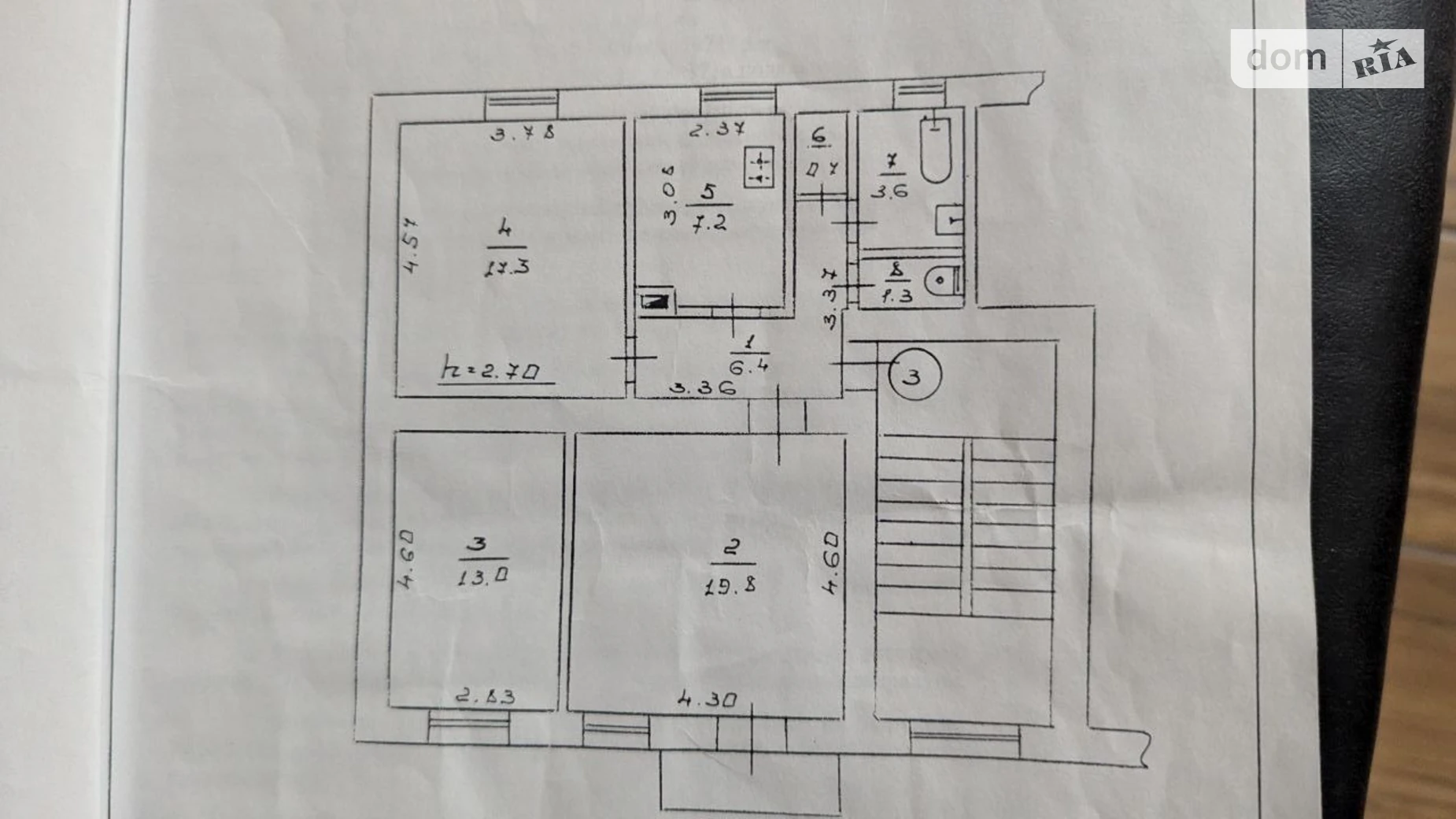 Продається 3-кімнатна квартира 70 кв. м у Хмельницькому, вул. Героїв Майдану - фото 3