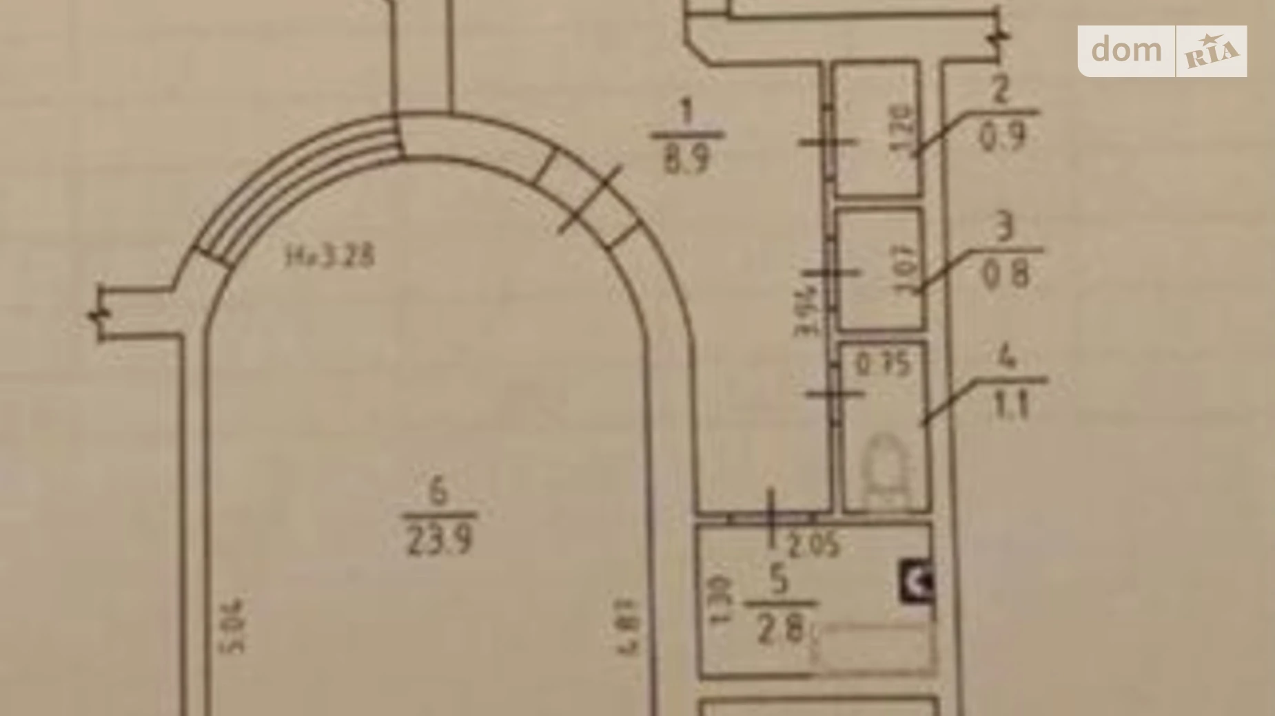 Продается 1-комнатная квартира 49 кв. м в Киеве, ул. Симона Петлюры, 8 - фото 4