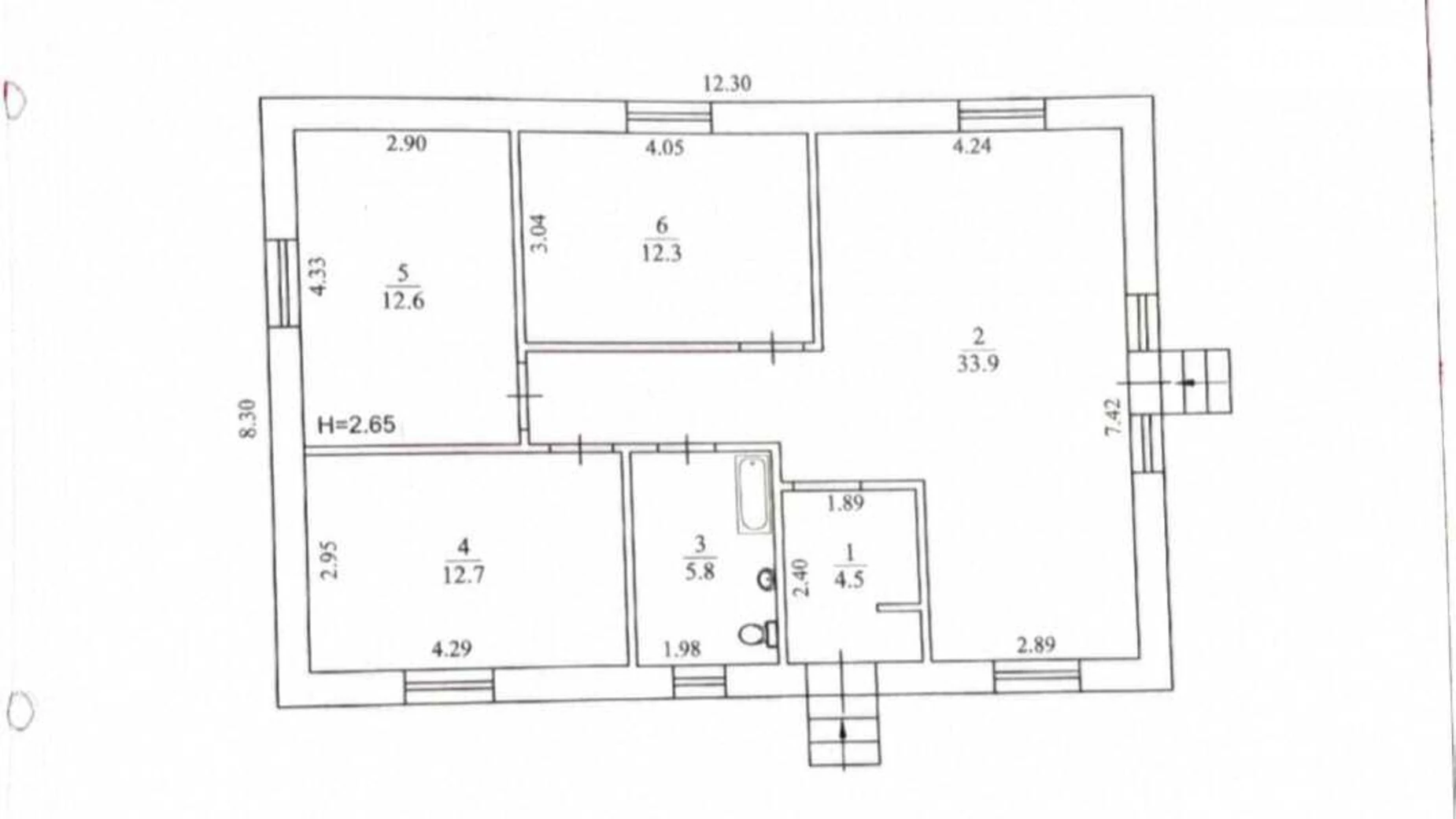 Продается одноэтажный дом 81.8 кв. м с беседкой, цена: 115000 $ - фото 2