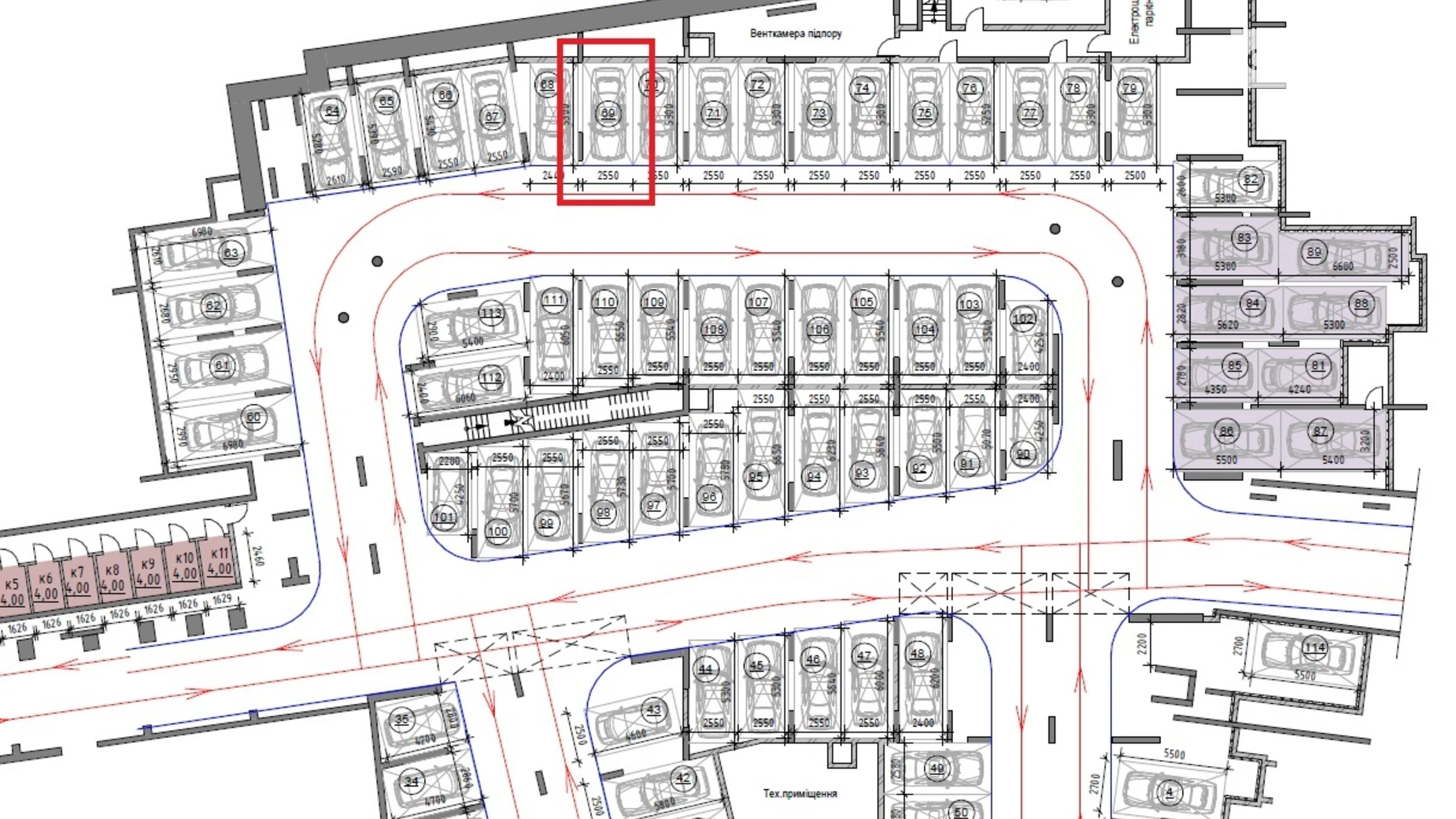 Сдается в аренду подземный паркинг универсальный на 13.5 кв. м, цена: 8000 грн - фото 3