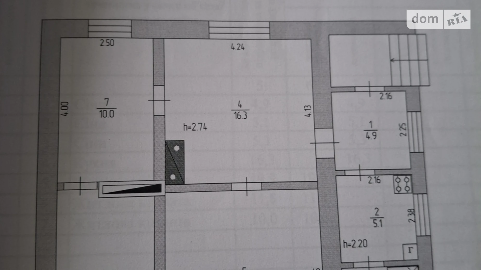 Продается одноэтажный дом 73 кв. м с верандой, цена: 37000 $ - фото 4