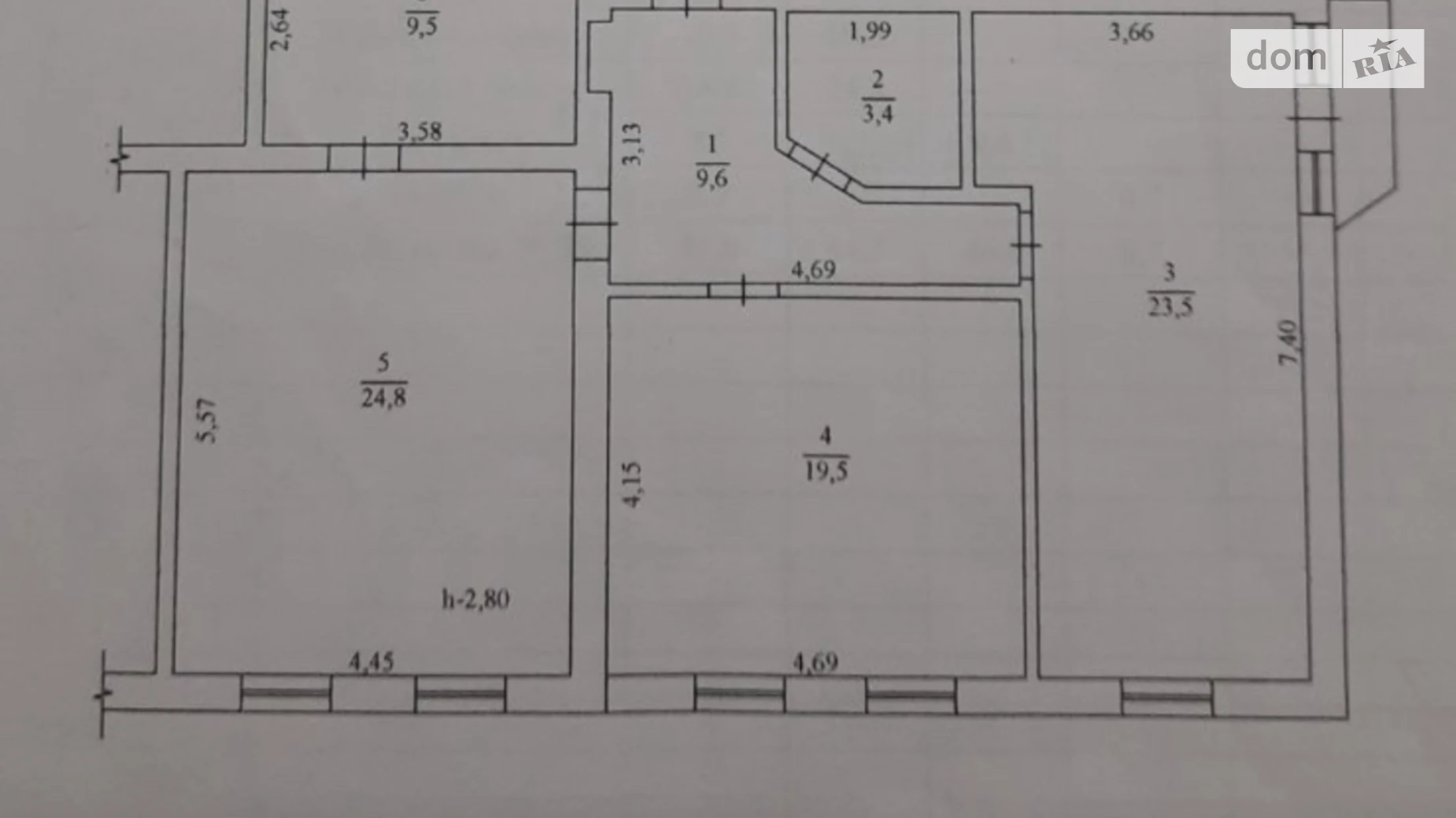 Продается 2-комнатная квартира 92 кв. м в Виннице, ул. Гетмана Мазепы(Чехова) - фото 2