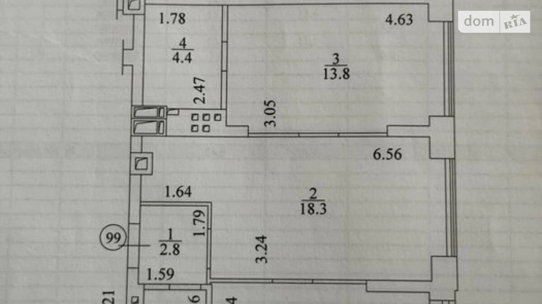 Продается 2-комнатная квартира 56 кв. м в Ирпене, ул. Василия Стуса(Пушкинская) - фото 3